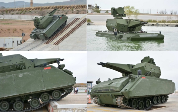 Всі елементи комплексу ППО Korkut базуються на бронемашині FNSS ACV-30, Defense Express