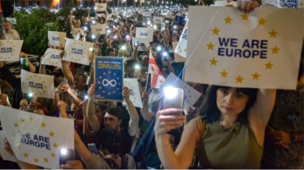 У Грузії, як свідчать опитування, абсолютна більшість населення виступає за майбутнє країни в Європейському союзі
