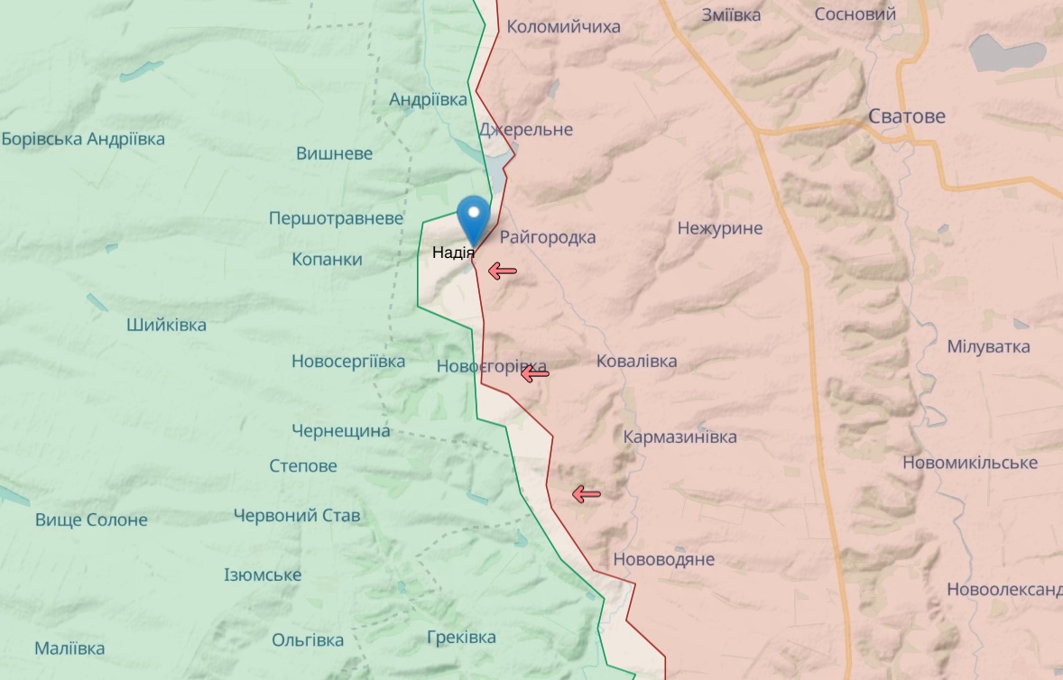 Генштаб: ЗСУ звільнили Старомайорське, росіяни атакують на чотирьох напрямках – карта
