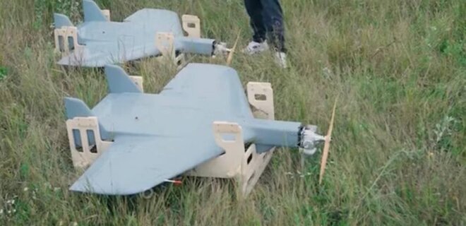 З'явилися зображення українського дрона-камікадзе 
