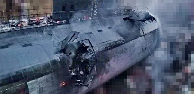 Наслідки ураження підводного човна ВМФ РФ: росіяни збирають гроші на постраждалий екіпаж - Фото