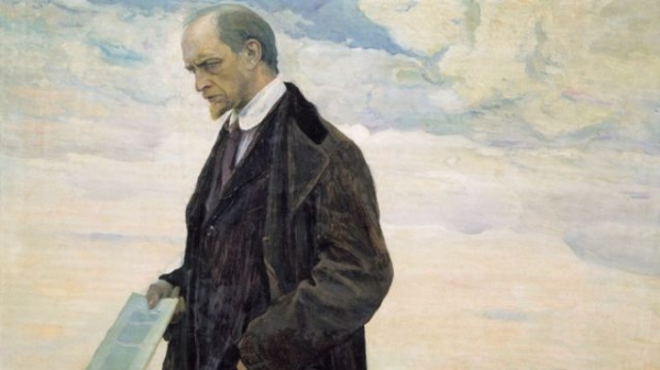 Картина "Мислитель" (портрет Івана Ільїна), написана у 1922 році художником Михайлом Нестеровим