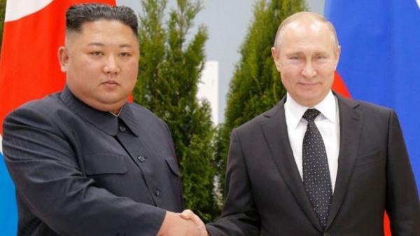 Russian President Vladimir Putin and North Korean leader Kim Jong Un met in the Russian port of city of Vladivostok in 2019
