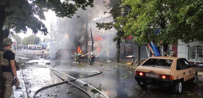 Костянтинівка. Росія вдарила по місту з комплексу С-300 6 вересня – СБУ - Фото
