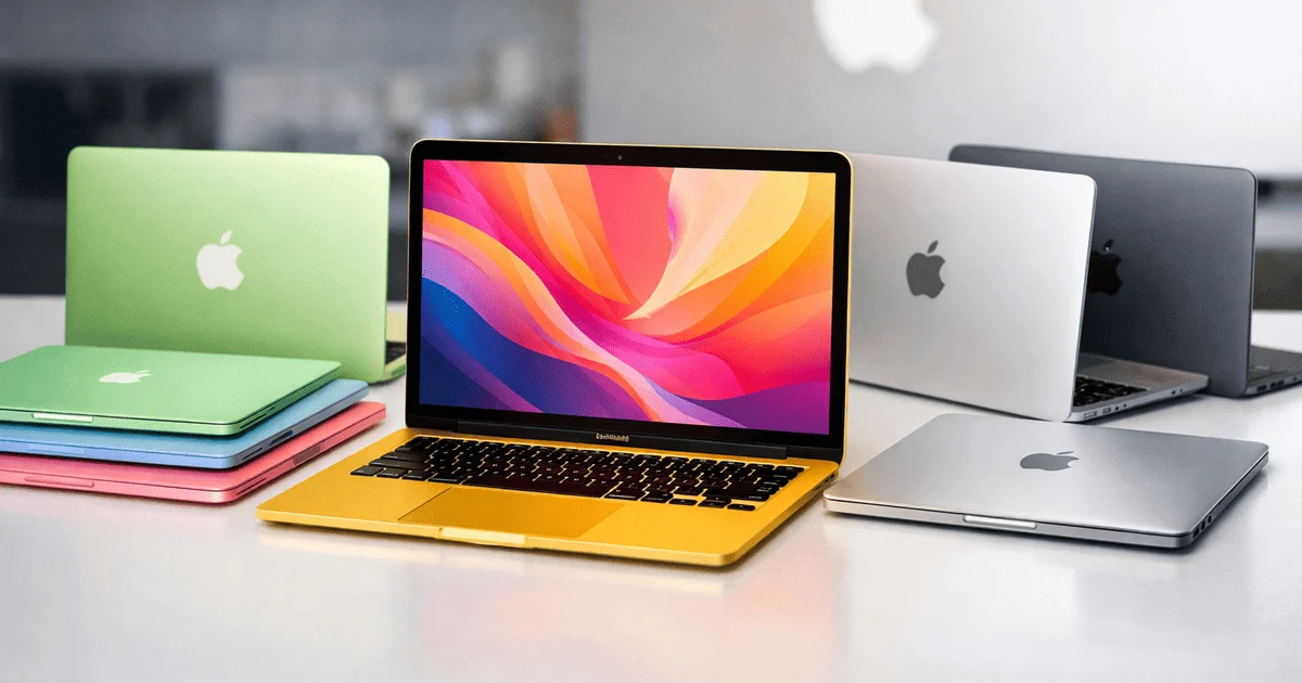 Ймовірний дизайн бюджетних MacBook / Ілюстративне фото
