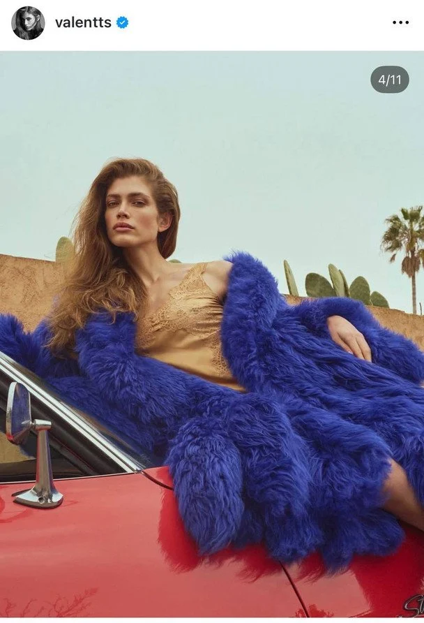 Валентина Сампайо в Harper’s Bazaar Greece / © Instagram Валентини Сампайо