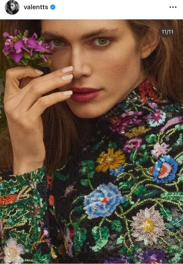 Валентина Сампайо в Harper’s Bazaar Greece / © Instagram Валентини Сампайо