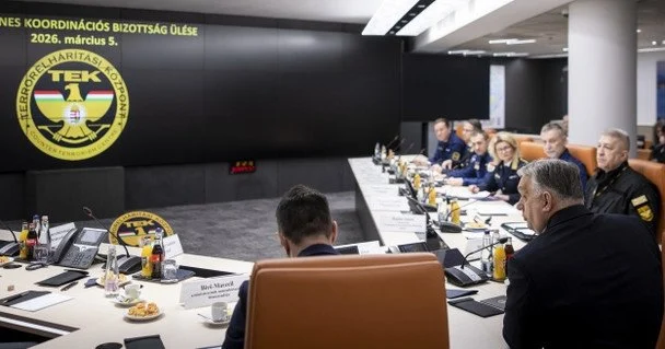 Віктор Орбан під час відвідин Антитерористичного центру Угорщини 5 березня / © Уряд Угорщини