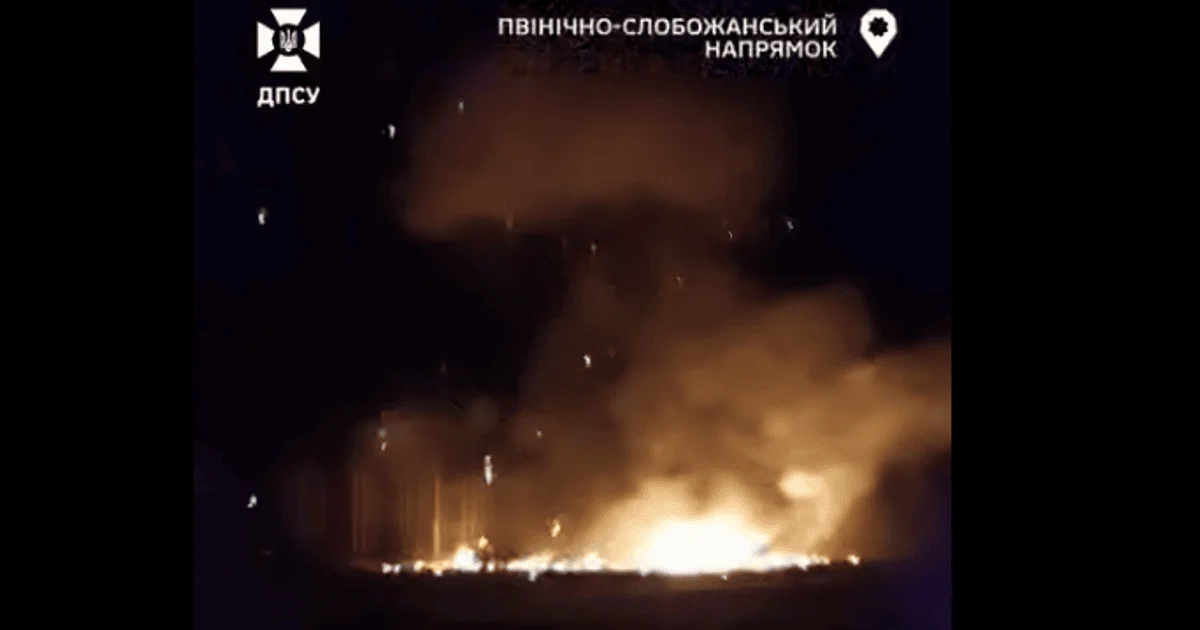 ДПСУ показала відео збиття "Шахеда"