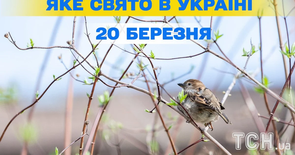 Яке свято 20 березня 2026 року