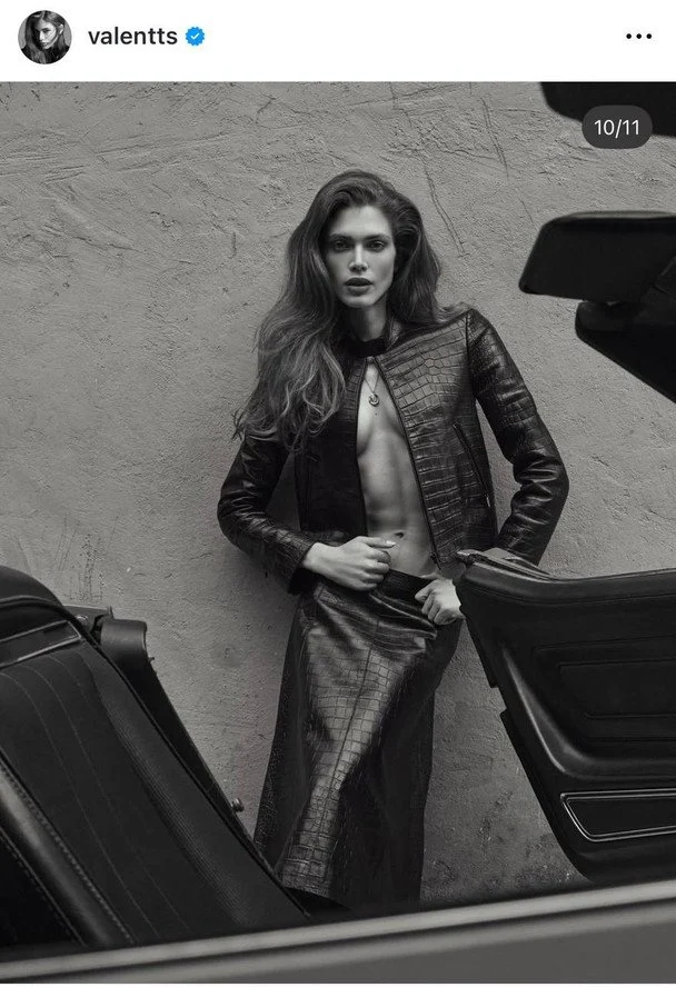 Валентина Сампайо в Harper’s Bazaar Greece / © Instagram Валентини Сампайо