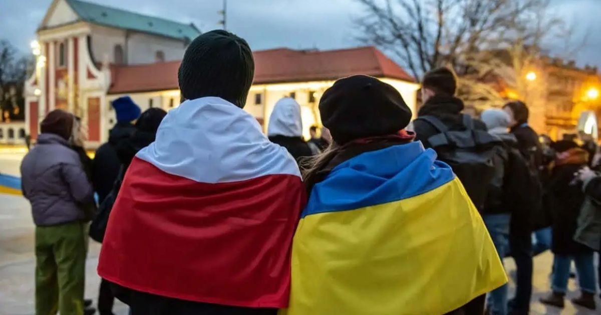 Біженці у Польщі.