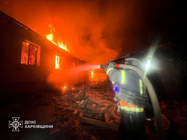 Наслідки атаки на Харківщину 20 квітня / © ДСНС