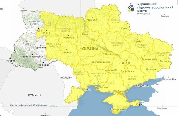 Попередження про грози в Україні 20 травня / © Укргідрометцентр