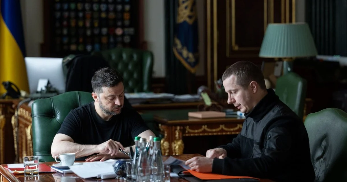 Володимир Зеленський і Олег Луговський