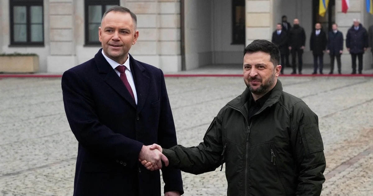 Кароль Навроцький та Володимир Зеленський