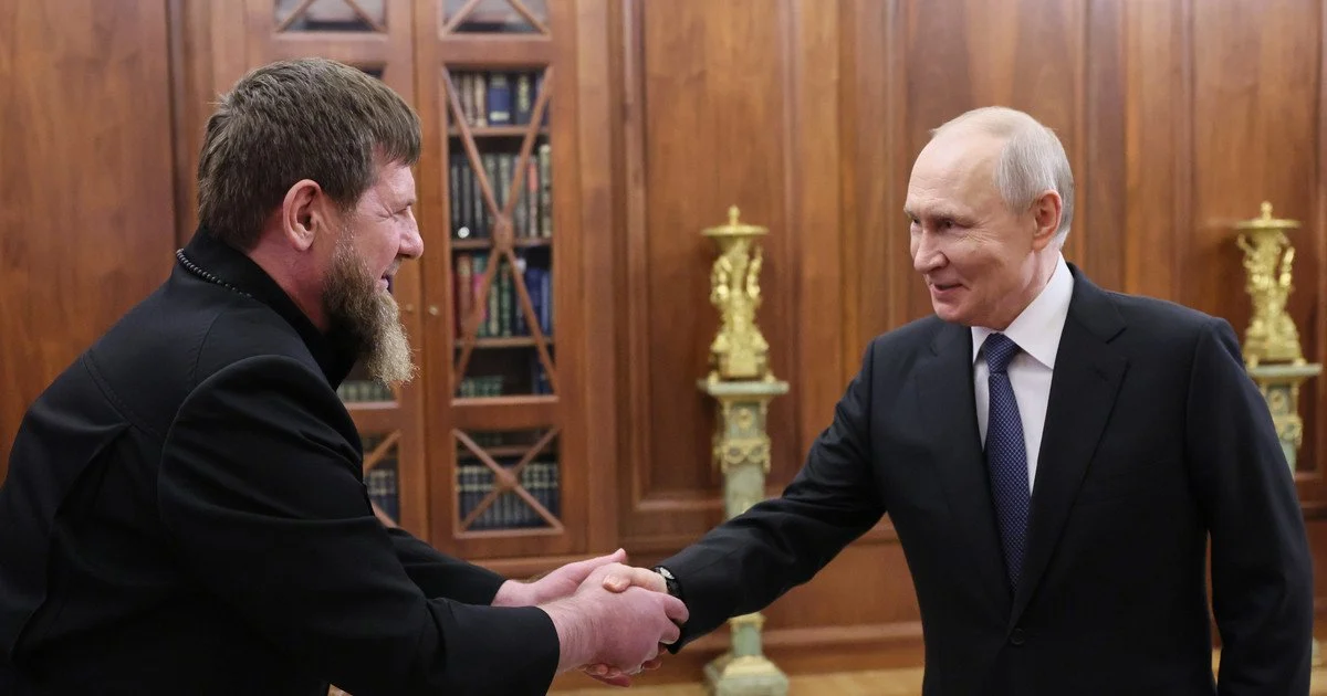 Володимир Путін та Рамзан Кадиров