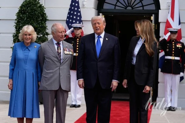 Королева Камілла, король Чарльз, Дональд та Меланія Трамп / © Associated Press