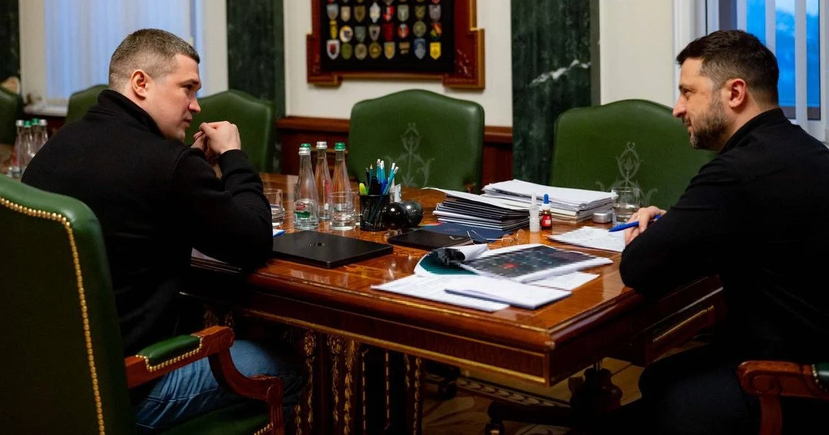 Volodymyr Zelenskyy and Mykhailo Fedorov