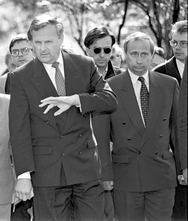 Ексмер Санкт-Петербурга Анатолій Собчак та Володимир Путін / © Associated Press