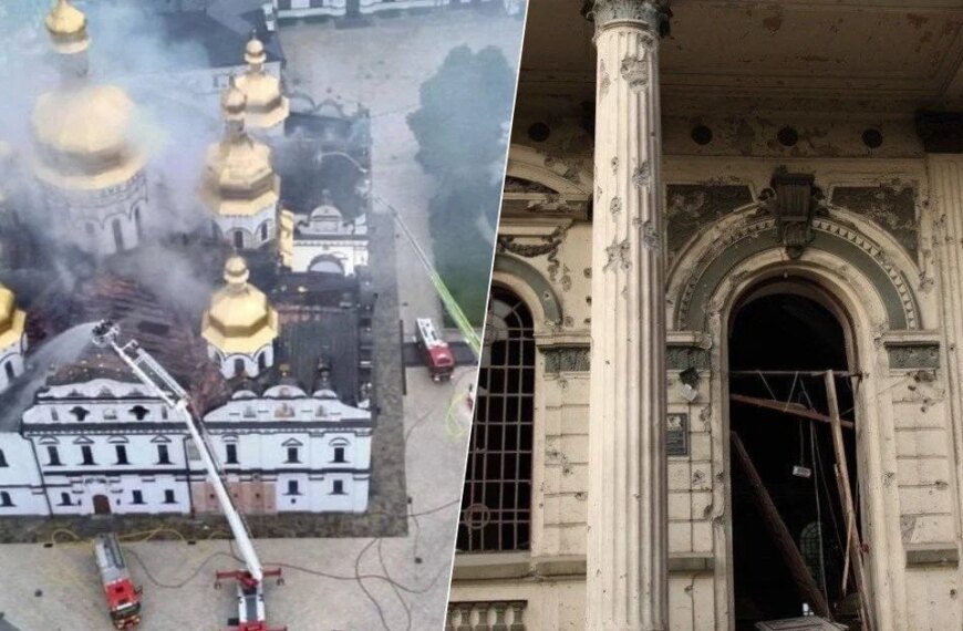 Вогонь у Лаврі та знищена кіностудія: російський напад на культурні надбання України&hellip;