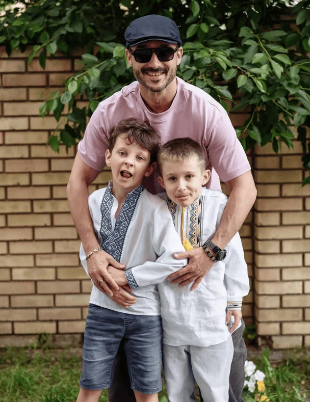 Андрій Федінчик із сином Андрієм та його другом / © instagram.com/andreyfedinchik