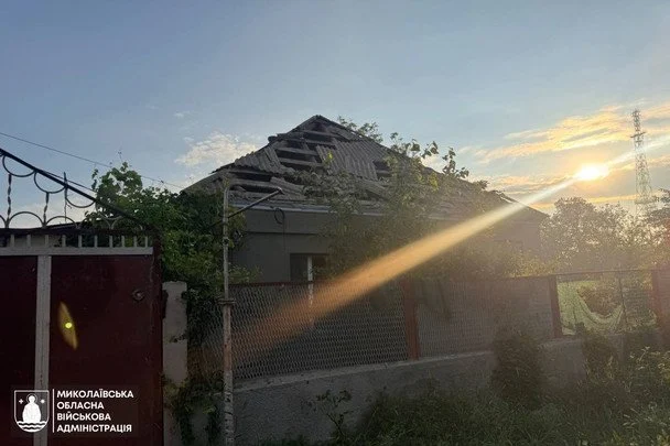 Армія РФ вночі атакувала Миколаїв дронами. / © Миколаївська обласна військова адміністрація