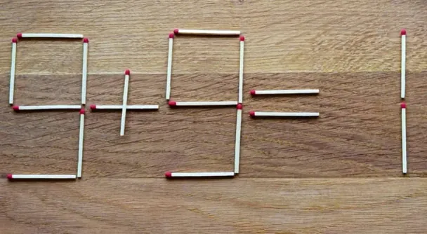 Matchstick puzzle. / © screenshot
