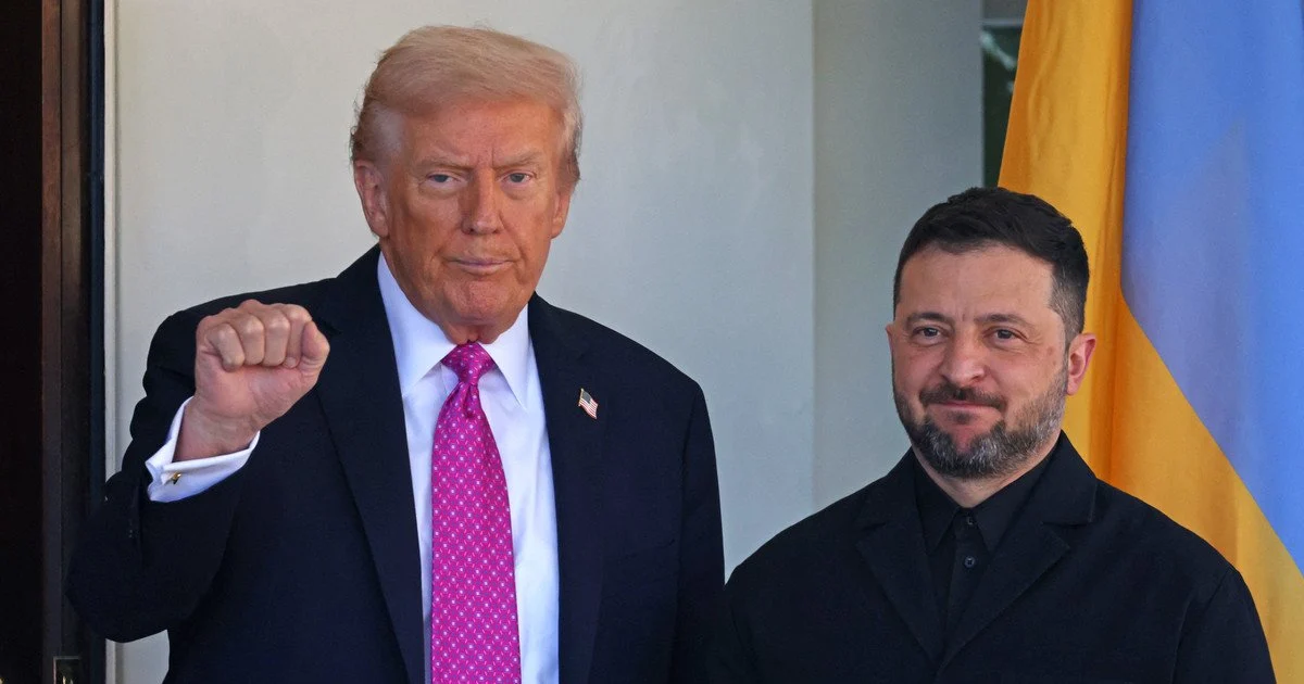 Дональд Трамп та Володимир Зеленський