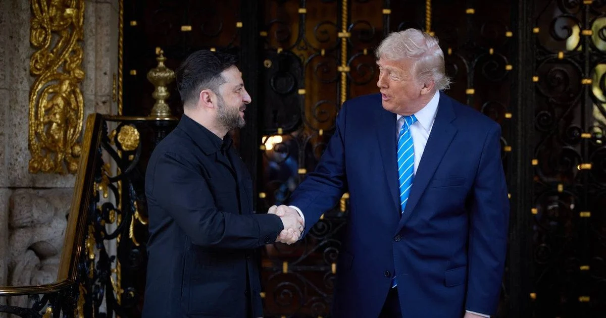 Володимир Зеленський та Дональд Трамп Володимир Зеленський та Дональд Трамп