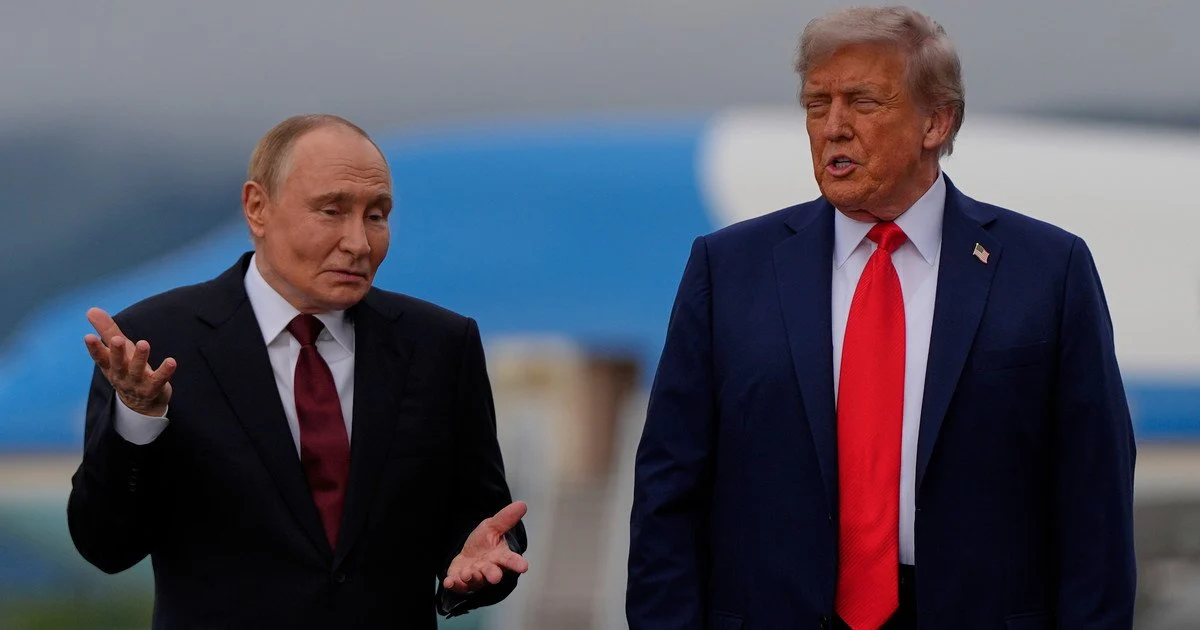 Володимир Путін і Дональд Трамп.