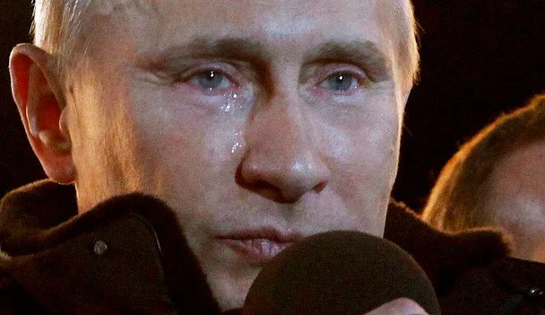 Володимир Путін зі сльозами на очах / © Associated Press