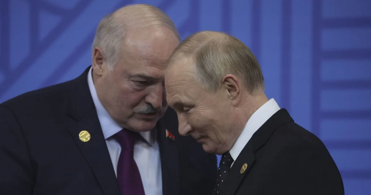 Олександр Лукашенко та Володимир Путін