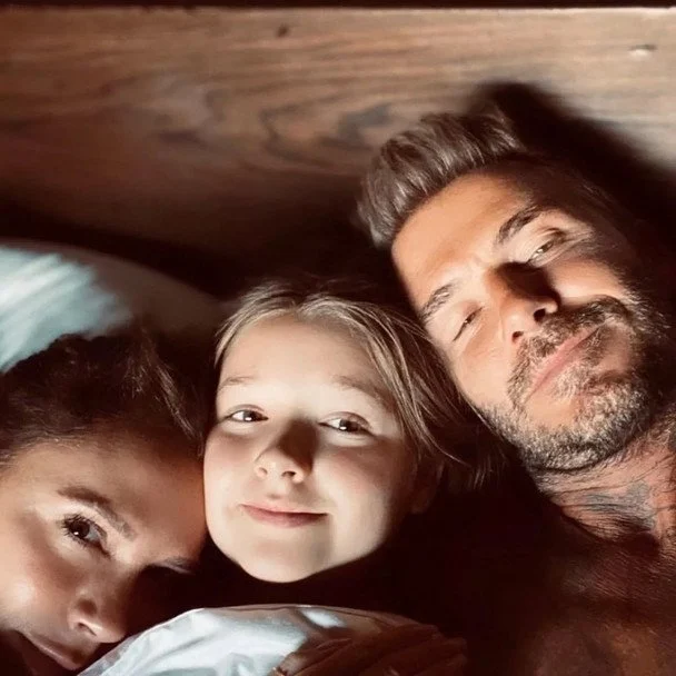 Вікторія та Девід Бекхеми із донькою / © instagram.com/davidbeckham