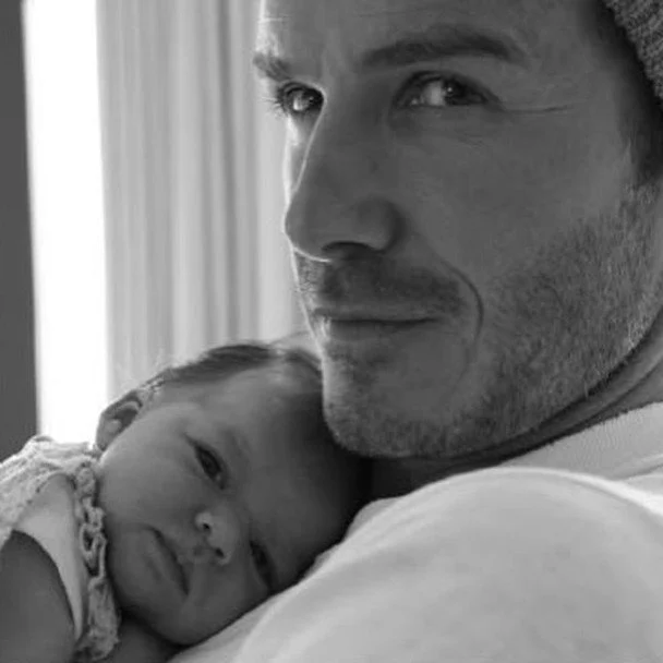 Девід Бекхем із донькою / © instagram.com/davidbeckham