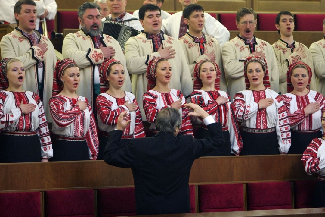 Хор Г.Г. Верьовки досить часто виконує «Молитву…» під час урочистих і святкових подій. Фото/Г.І. Салай. ЦДАЕА. ЦФТ-009840.
