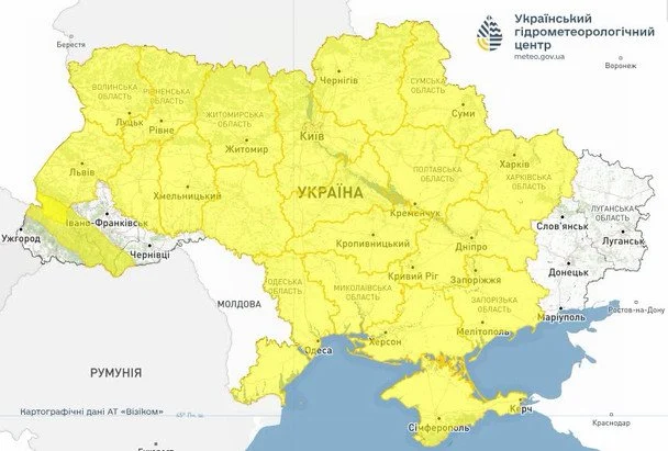 В більшості областей України 8 липня пройдуть дощі із грозами / © Укргідрометцентр