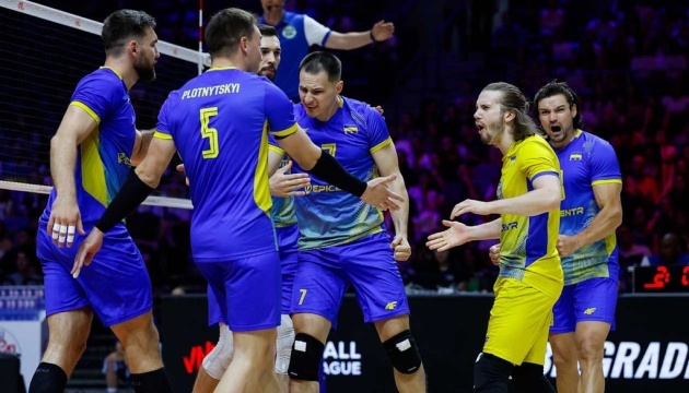 Українські волейболісти уперше в історії вийшли до плей-офф Ліги націй
