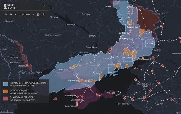 Combat map / © facebook.com/Petro Andryushchenko