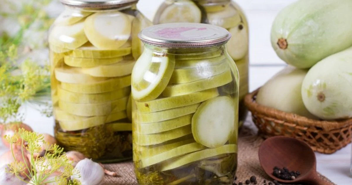Salted zucchini for the winter Salted zucchini for the winter