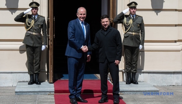Зеленський і прем’єр-міністр Ірландії обговорили фінансову підтримку оборони України з боку Європи.
