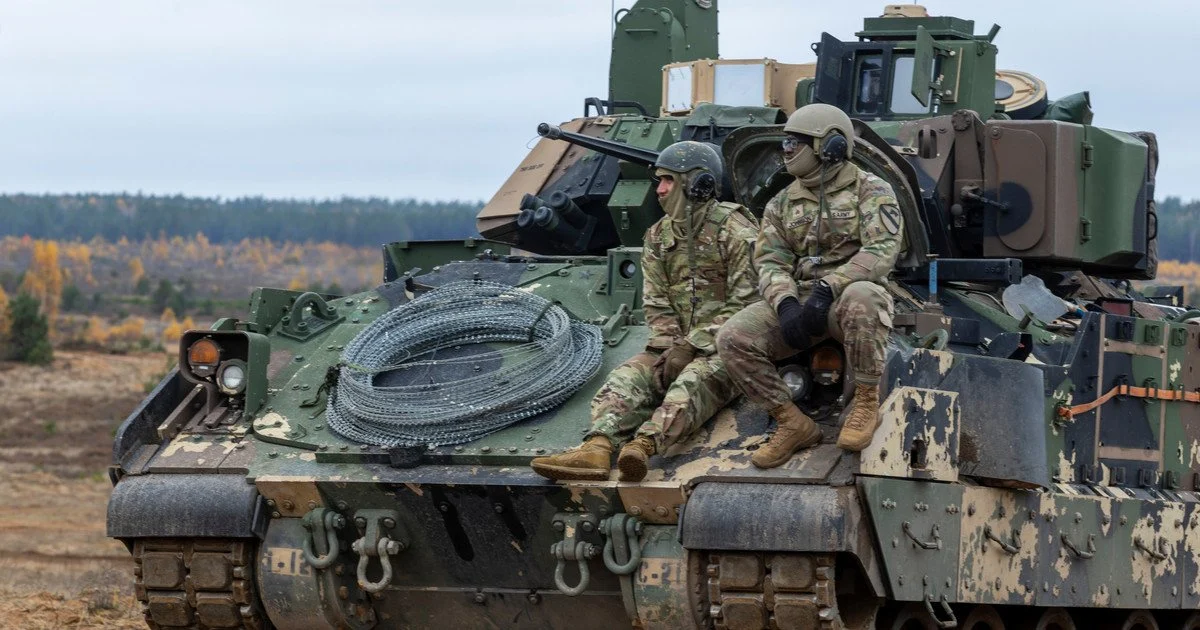 Європейський військові на навчаннях