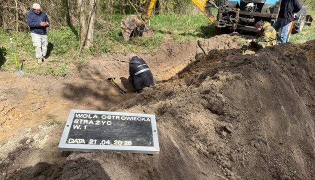 Під час ексгумаційних робіт на Волині знайшли останки 42 людей